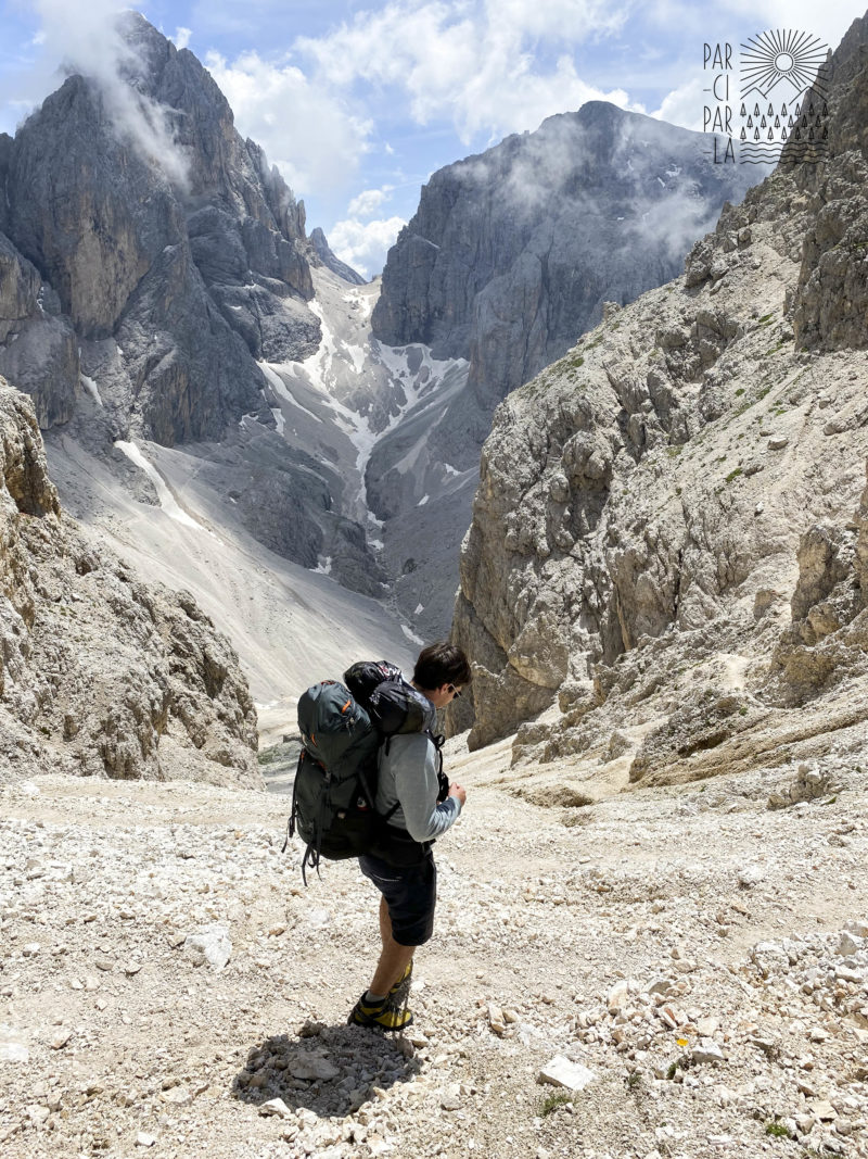 Itinéraire de randonnées dans les Dolomites