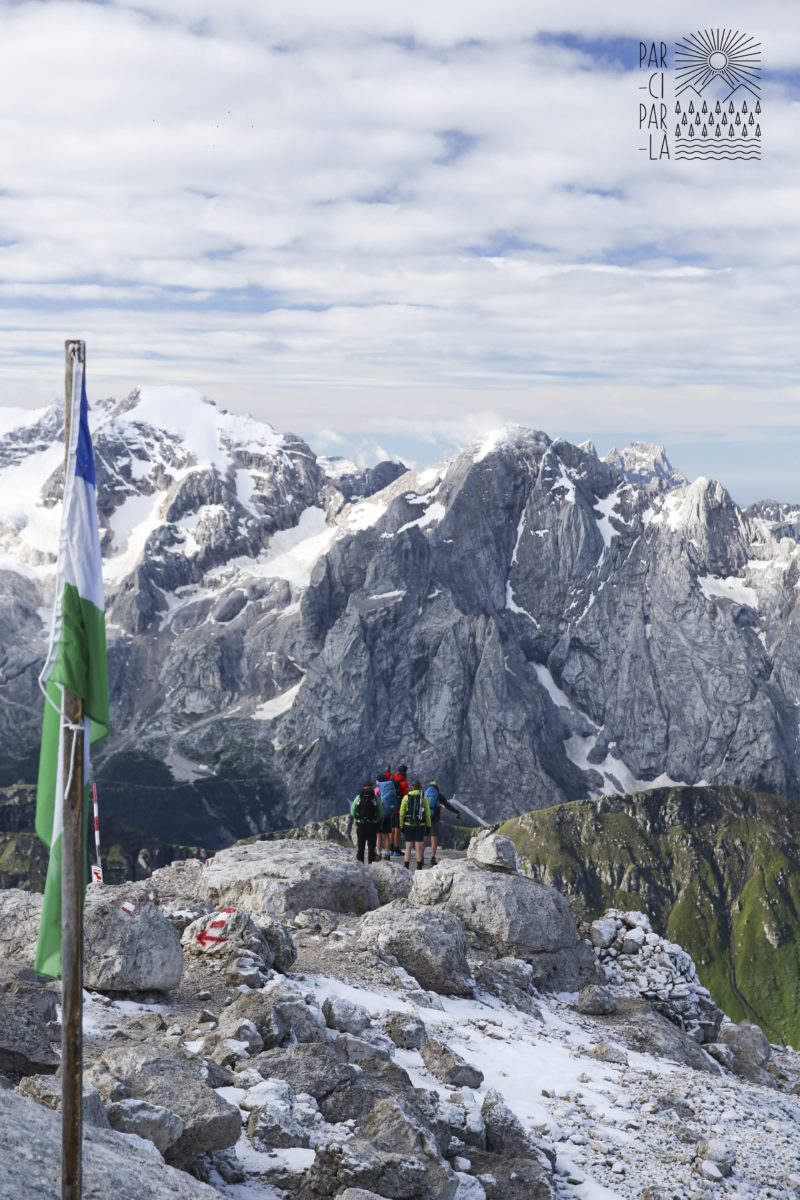 Piz Boè Itinéraire de randonnées dans les Dolomites
