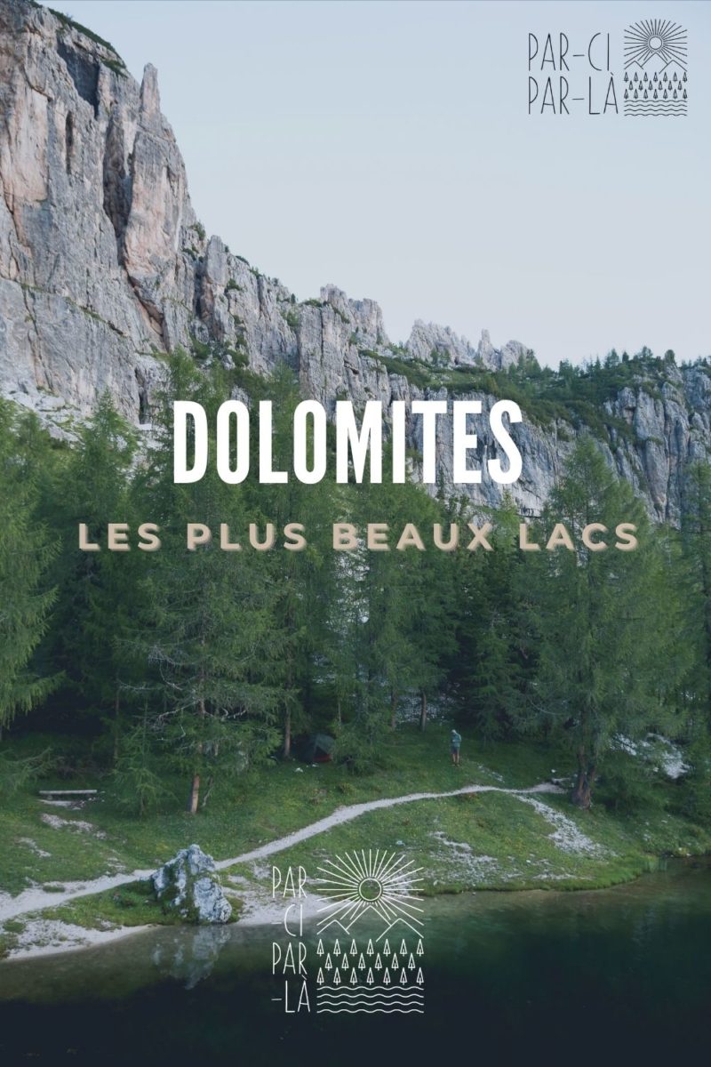 Plus beaux lacs Dolomites